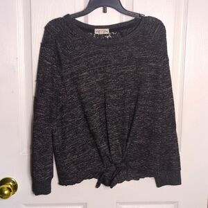 Ten Sixty Sherman Girls Woman's Large Black and Gold long sleeve shirt